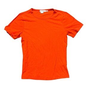 Good American Blood Orange T-Shirt Top Size Small Activewear Casual